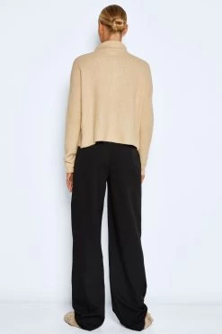 NOISY MAY Cosy Quarter Zip Knitted Jumper -Fashion Women L60711s3