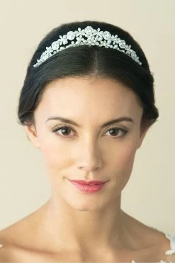 Ivory & Co Lolita Crystal And Pearl Vinage Inspired Tiara -Fashion Women L65364s4