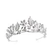 Ivory & Co Aubrey Crystal Floral Enamelled Tiara