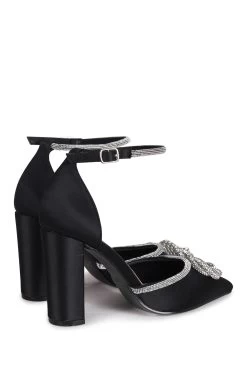Linzi Flourish Closed Toe Block Heel With Round Diamante Trim -Fashion Women L94771s4