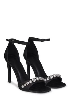 Linzi Ana Stiletto Heeled Sandal With Diamante Front Strap -Fashion Women L96792s3