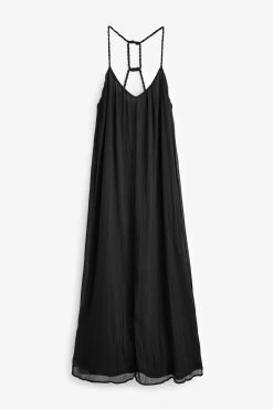 Next Rochelle Plaited Midi Summer Dress -Fashion Women M00 210s6