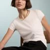 Baukjen White Essentials Organic Slim T-Shirt -Fashion Women M07927s