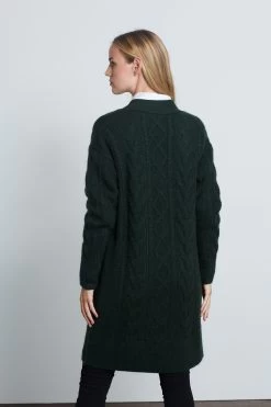 Next Khaki Green Cosy Cable Cardigan -Fashion Women M12 886s3