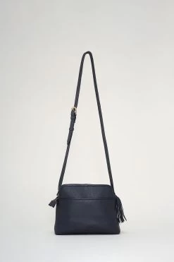 Crew Clothing Company Womens Natural Crossbody Leather Bag