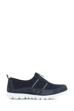 Pavers Blue Lightweight Slip-On Trainers
