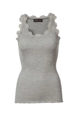 Rosemunde Silk Blend Top With Lace Detail -Fashion Women M32963s7