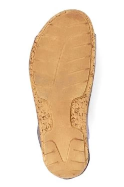 Pavers Purple Leather Flat Sandals -Fashion Women M41245s5