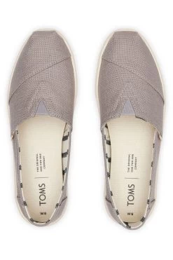 TOMS Vegan Alpargata Grey Cupsole Shoes -Fashion Women M59289s4