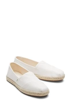 TOMS Womens White Vegan Natural Alpagarta Rope Shoes -Fashion Women M63209s2