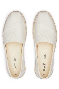 TOMS Womens White Vegan Natural Alpagarta Rope Shoes -Fashion Women M63209s4