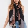 Next Animal/Neutral Print Lightweight Scarf -Fashion Women M70910s