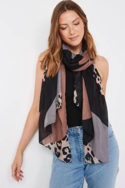 Next Animal/Neutral Print Lightweight Scarf