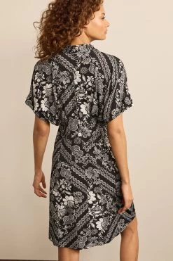 Next Jersey Short Sleeve Mini Shirt Dress -Fashion Women M79 301s3