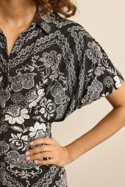 Next Jersey Short Sleeve Mini Shirt Dress -Fashion Women M79 301s5