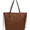 Cultured London Bromley Leather Tote Bag -Fashion Women M83035s