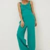 FatFace Vic Linen Jumpsuit -Fashion Women M85895s