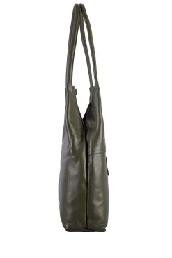 Storm Green Ginerva Leather Slouch Shoulder Bag -Fashion Women M87862s4