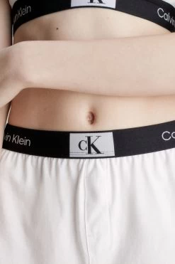 Calvin Klein White 1996 Lounge Sleep Shorts 10 Calvin Klein White 1996 Lounge Sleep Shorts -Fashion Women M88963s4