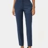 Jigsaw Blue Portofino Check Trousers -Fashion Women M91 391s