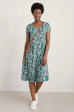 Seasalt Cornwall Pier View Jersey Dress -Fashion Women M93782s3