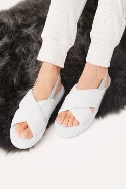 Next Cross-Over Platform Slider Slippers