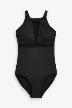 Mint Velvet High Neck Swimsuit -Fashion Women MA5885s6