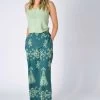 Burgs Green Malmsmead Printed Wide Leg Trousers -Fashion Women N00029s