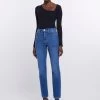 River Island Slim Fit Blue Ultimate Jeans -Fashion Women N00493s