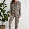 Pretty You London Cheeta Jogger Pyjama -Fashion Women P39964s