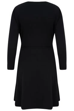 Pour Moi Bella Slinky Long Sleeve Tea Dress -Fashion Women P51805s5
