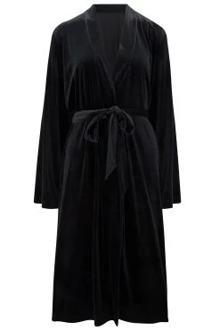 Pour Moi Velour Midi Length Dressing Gown -Fashion Women P64223s4