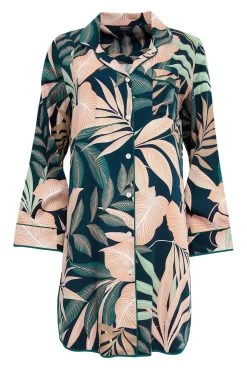 Fable And Eve Spitalfields Long Sleeve Nightshirt -Fashion Women P71156s4