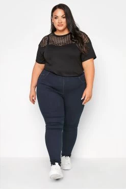 Yours Curve Pull On Jenny Jeggings -Fashion Women P81486s4