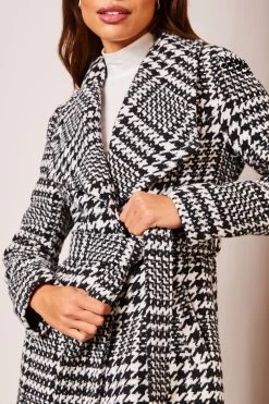 Next Lipsy Dropped Collar Belted Wrap Coat -Fashion Women P82622s4