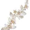 Ivory & Co Crystal Enamelled Flower Sprig Clip