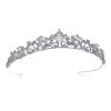 Ivory & Co Clementine Rhodium Crystal Vintage Style Tiara -Fashion Women P90021s