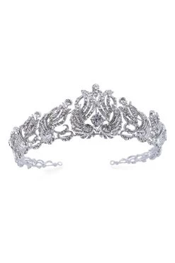 Ivory & Co Queen Victoria Rhodium Crystal Heritage Tiara