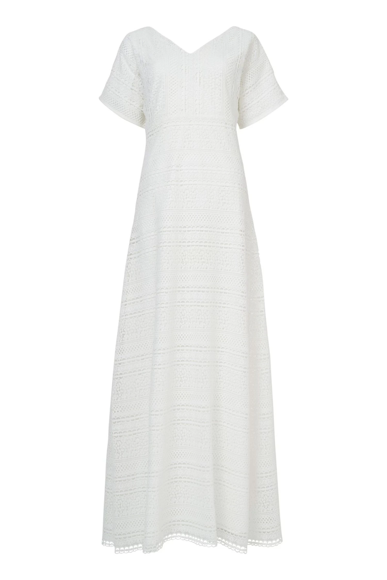 Leem Double V-Neck Empire Lace Dress 7 Leem Double V-Neck Empire Lace Dress - Image 5