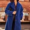 Love & Roses Long Boucle Coat -Fashion Women Q11603s