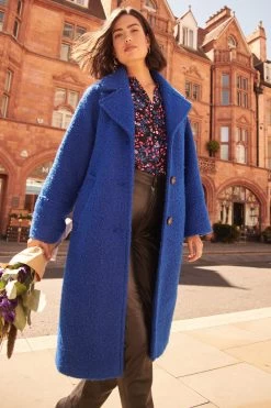 Love & Roses Long Boucle Coat -Fashion Women Q11603s4