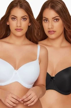 Yours Curve 2 Pack Moulded T-Shirt Bra