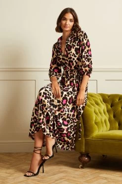 Love & Roses Jersey Pleated Midi Dress -Fashion Women Q20445s4