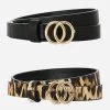 Lipsy Two Pack Double Ring Belt -Fashion Women Q22 052s