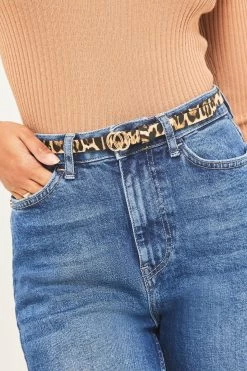 Lipsy Two Pack Double Ring Belt -Fashion Women Q22 052s5