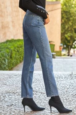 Sosandar Straight Leg Jeans -Fashion Women Q33995s3
