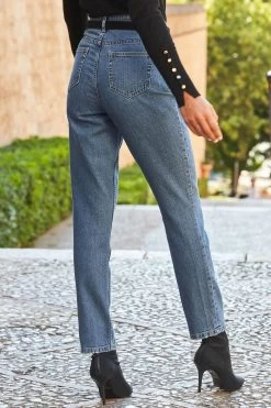 Sosandar Straight Leg Jeans -Fashion Women Q33995s4