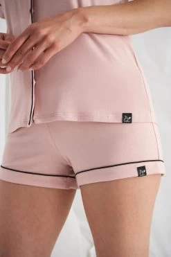 Pretty You London Bamboo Shirt Short Pyjama Set -Fashion Women Q38839s5