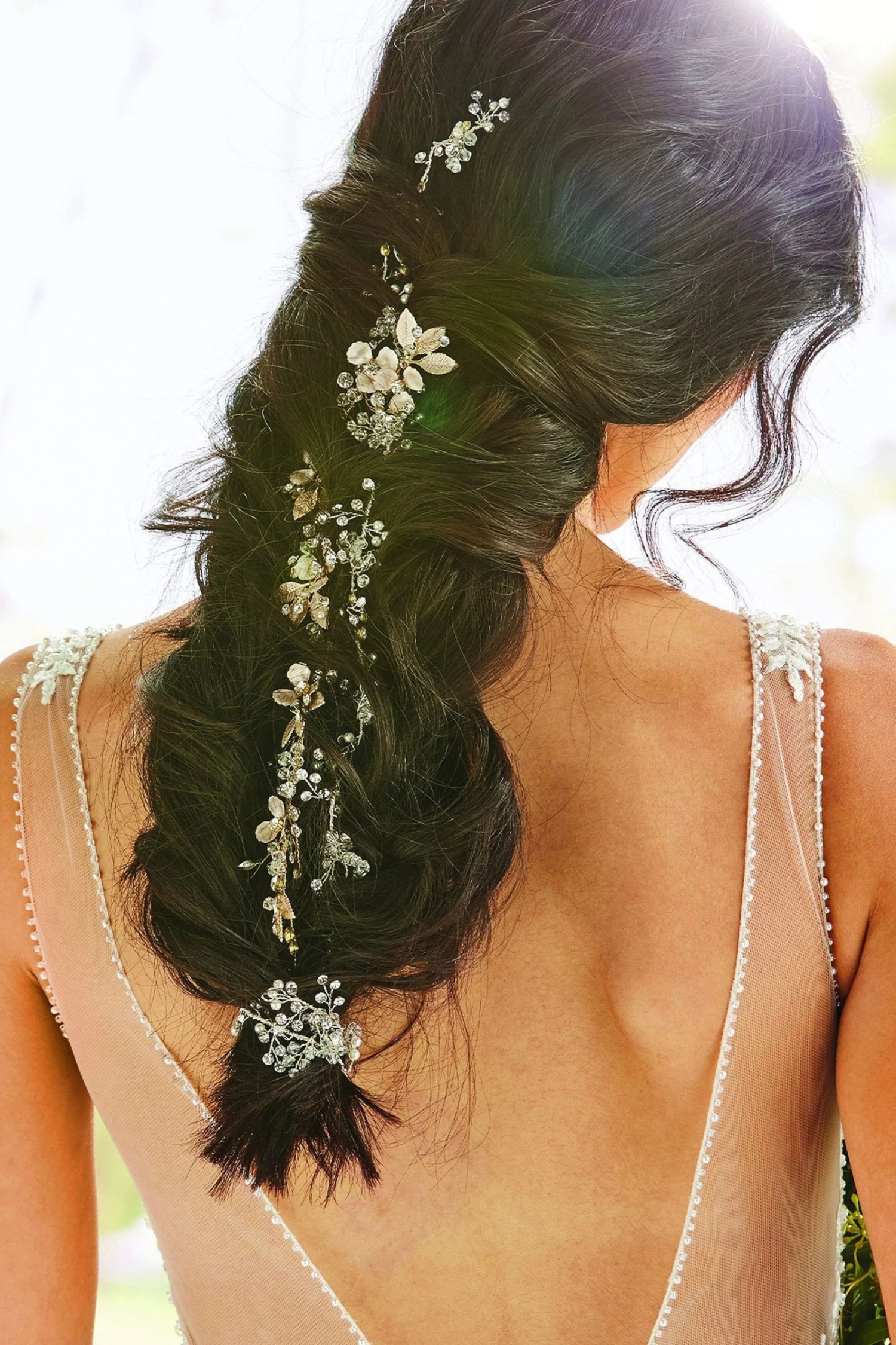 Jon Richard Silver Plated Lydia Statement Pearl And Crystal Hair Vine - Gift Pouch 4 Jon Richard Silver Plated Lydia Statement Pearl And Crystal Hair Vine - Gift Pouch - Image 2