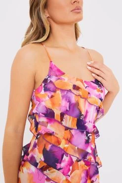 In The Style Georgia Louise Frill Strappy Shift Dress -Fashion Women R72580s4